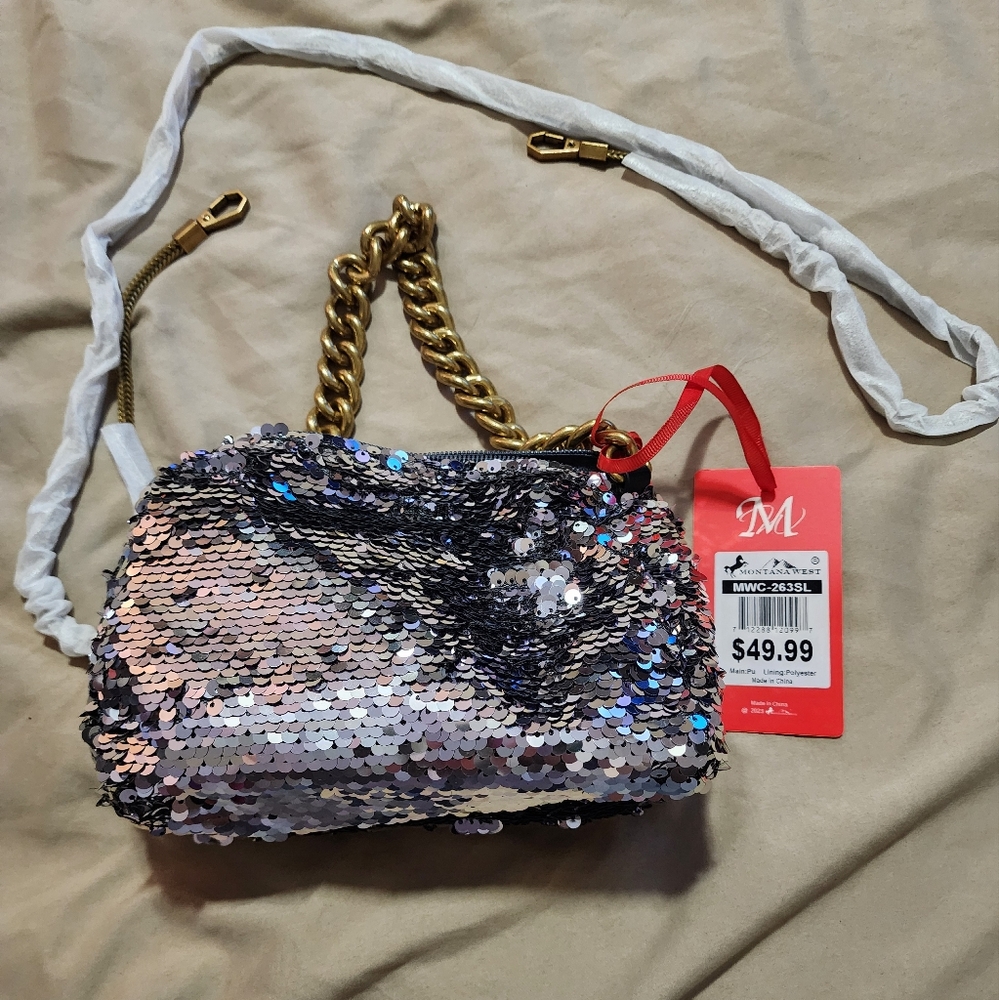 Silver purse